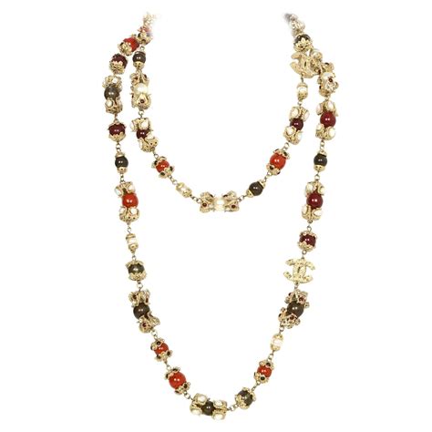 chanel multicolor necklace